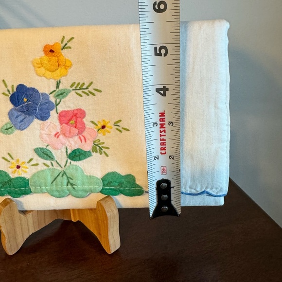 VINTAGE COTTON HAND EMBROIDERED CLUTCH PURSE - STUNNING - NEVER BEEN USED - Picture 11 of 11